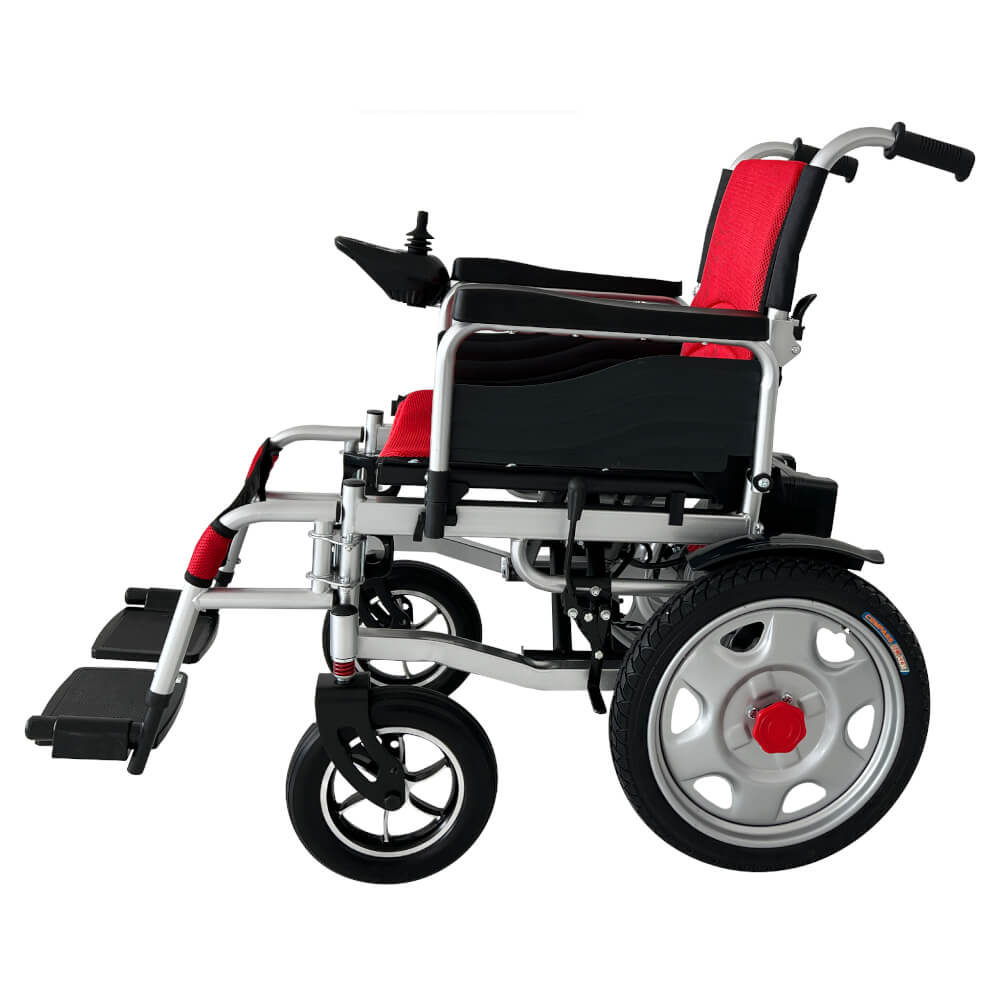 รถเข็นวีลแชร์ไฟฟ้า MIKI THAILAND JD-L07 สีแดง